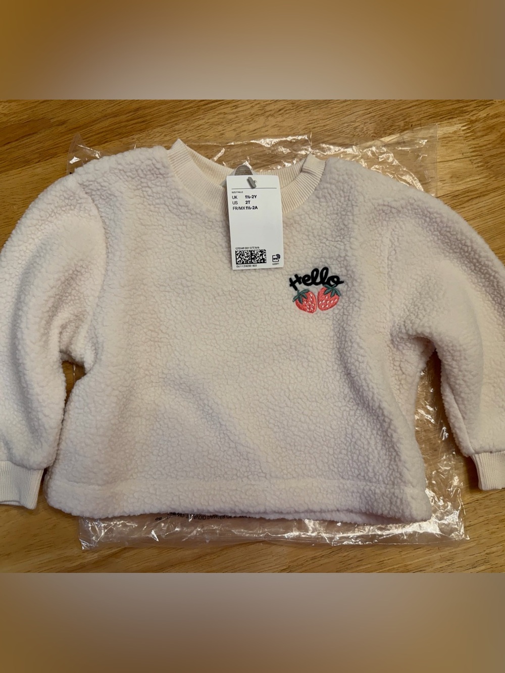 Kids Embroidered Fleece Sweatshirt H&M